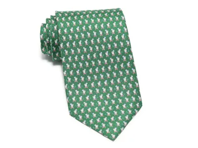 Smiling Mice Print Tie