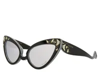 Cat-Eye Floral Sunglasses - FINAL SALE