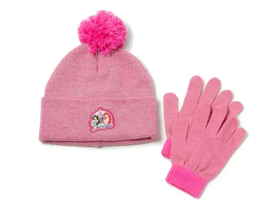 Disney Princess Kids' Beanie & Gloves Set