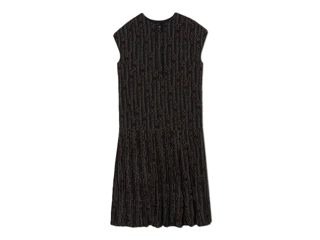 Tube Dress with Pleats