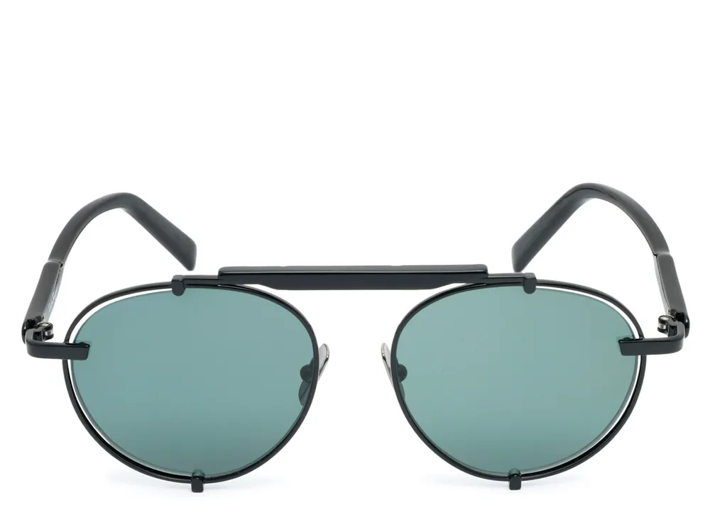 Rounded Browline Sunglasses