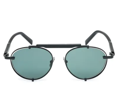Rounded Browline Sunglasses