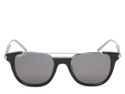 Thin Browline Aviator Sunglasses