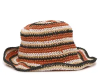 Stripe Crochet Bucket Hat