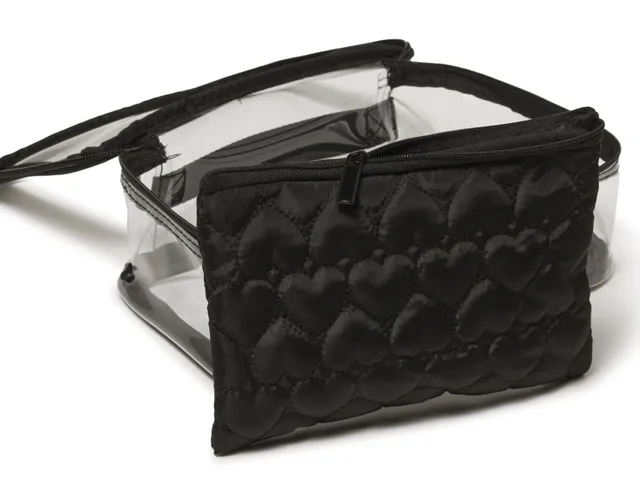 MYTAGALONGS Clear Beauty Cube & Quilted Pouch