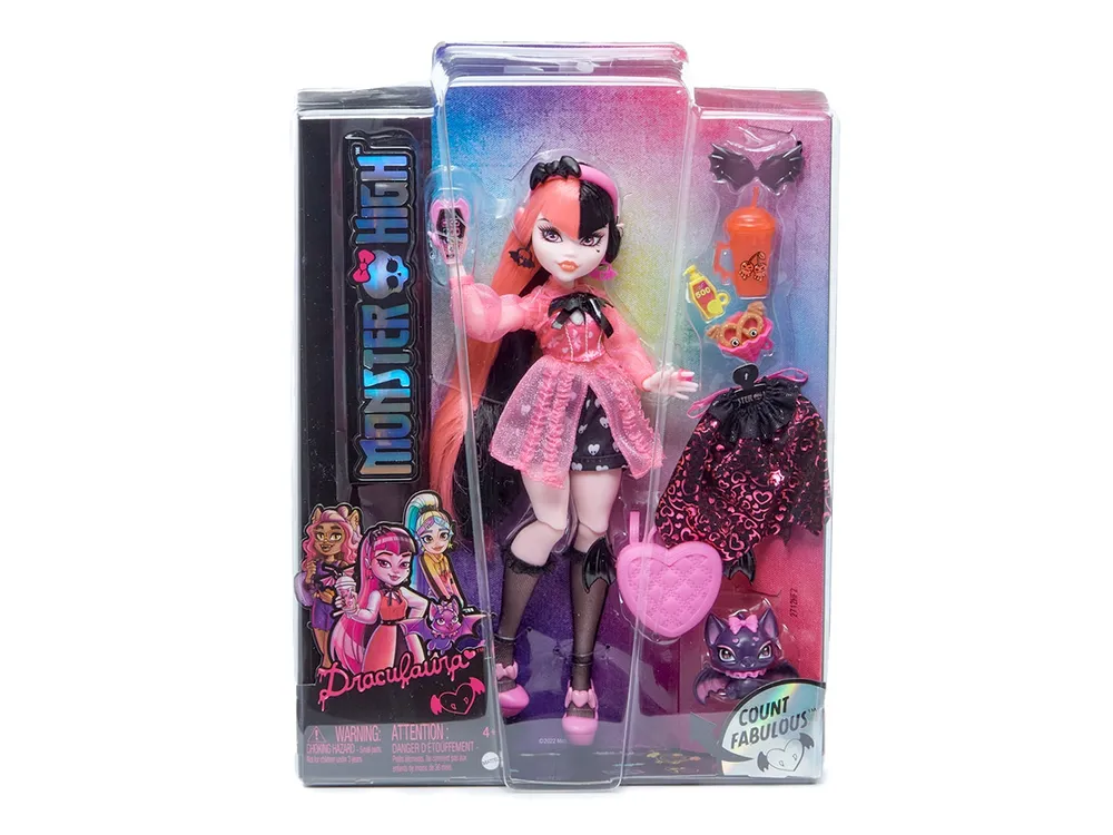 Mattel Monster High Draculaura Vampire Heart Doll - US