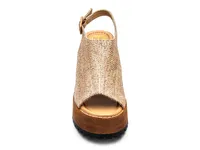 Woody Wedge Sandal