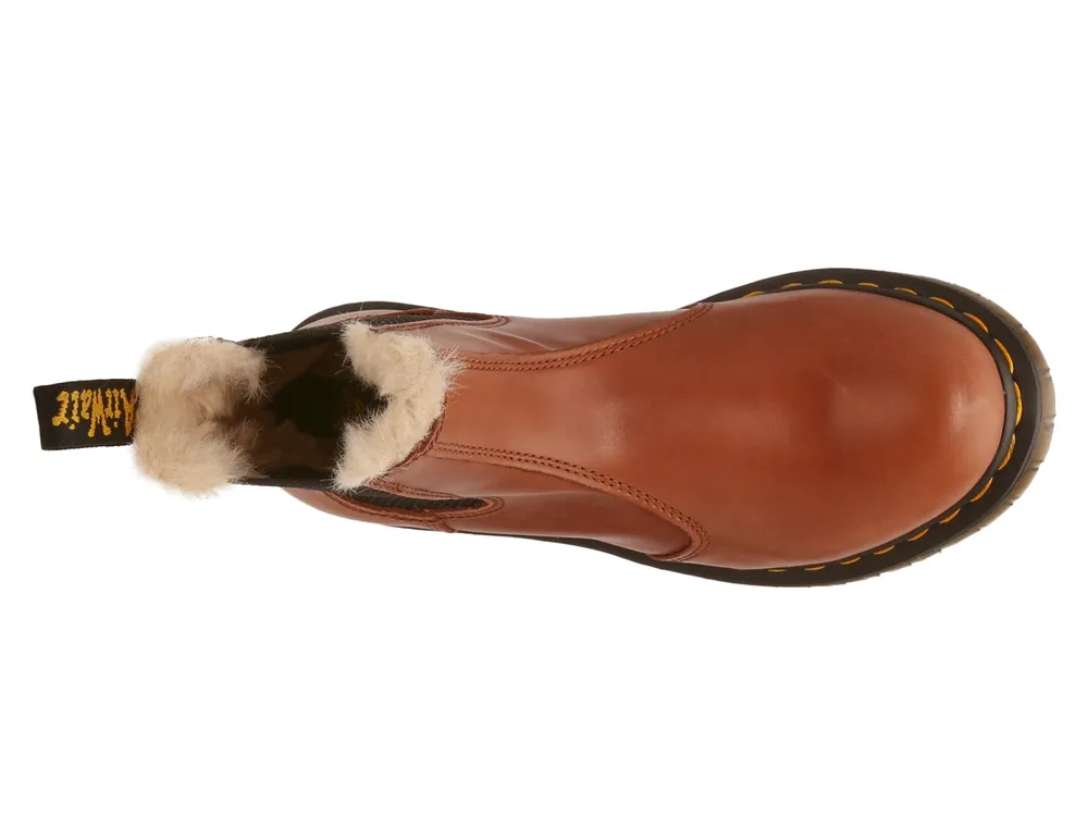Leonore Fur Cuff Chelsea Boot