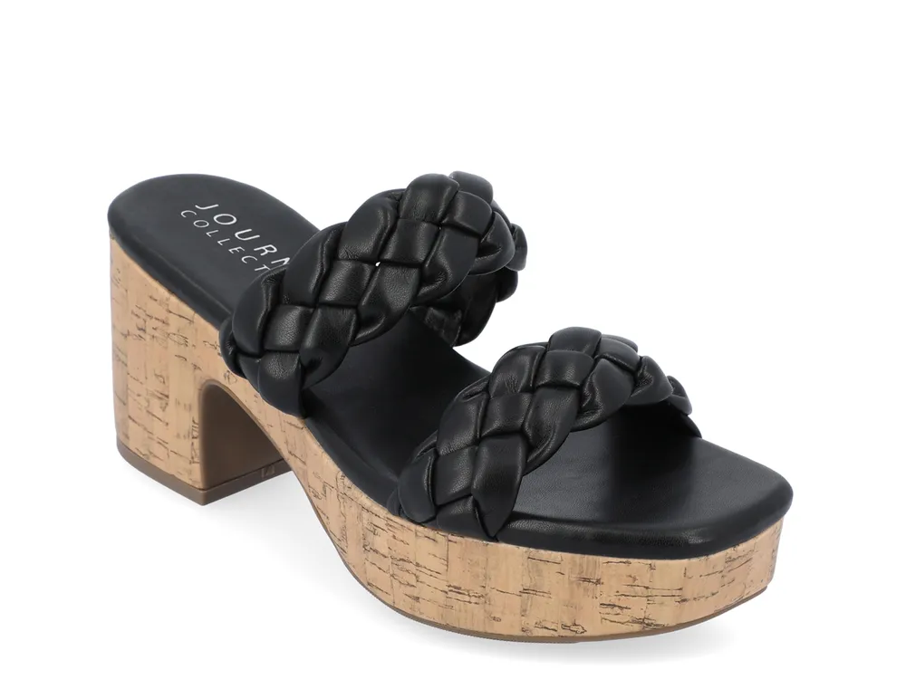 Journee Collection Kyaa Platform Sandal