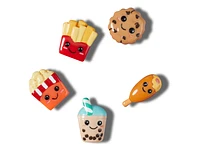 Bad But Cute Foods Jibbitz Set - 5 Pack