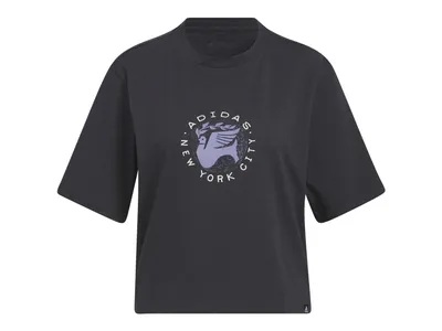New York Pigeon Women's Cropped Graphic Tee