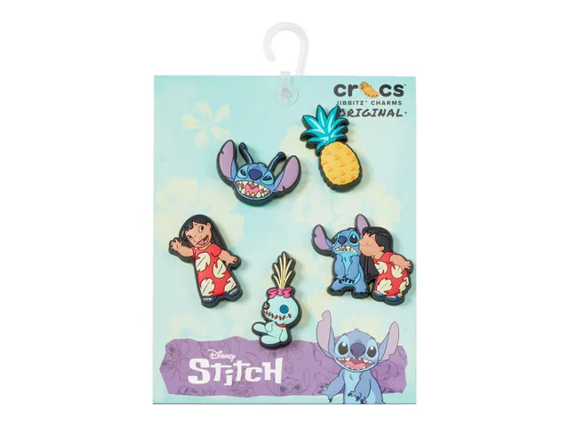 1Set Pvc Disney Anime Stitch Shoe Charms For Crocs Diy