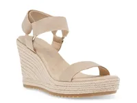 Wit Espadrille Wedge Sandal