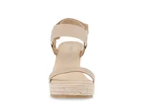 Wit Espadrille Wedge Sandal