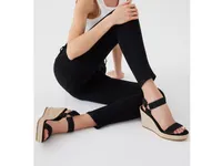 Wit Espadrille Wedge Sandal