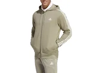 Essentials 3-Stripes Men's French Terry Full-Zip Hoodie
