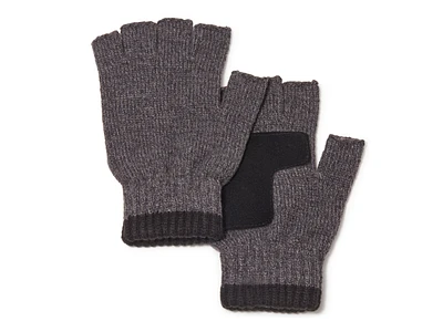 Knit Men's Fingerless Gloves