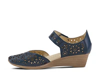 Nougat Wedge Sandal