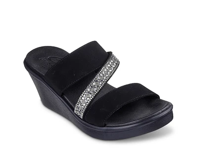 Cali Rumble On Social Glam Wedge Sandal