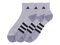 Cushioned 3.0 Men's Quarter Ankle Socks - 3 Pack