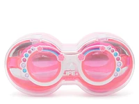 Flower Bling Swim Goggles