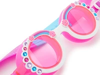 Flower Bling Swim Goggles