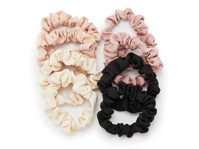 Skinny Elastic Scrunchie Set - 8 Pack