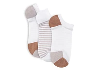 Cushioned Women's No Show Socks - 3 Pack