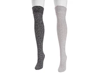 Marl Women's Over-the-Knee Socks - 2 Pack