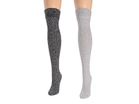 Marl Women's Over-the-Knee Socks - 2 Pack