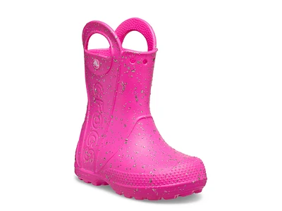 Handle It Glitter Rainbow Boot - Kids'