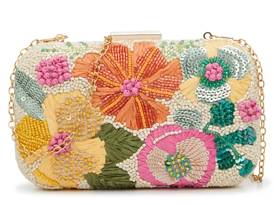 Beaded Floral Clutch