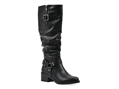 Cushion Wide Calf Riding Boot