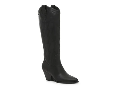 Leeah Wide Calf Cowboy Boot