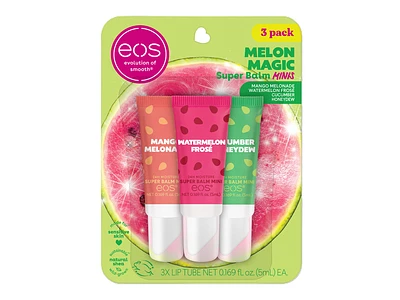 Melon Magic Mini Super Lip Balm Tube Set - 3 Pack