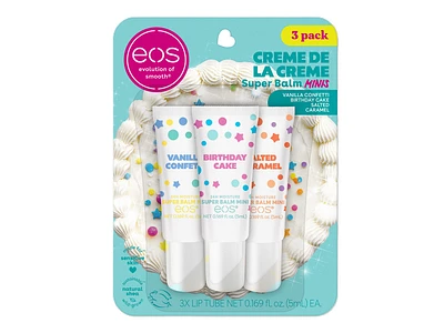 Creme de la Creme Mini Super Lip Balm Tube Set - 3 Pack