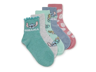 Stitch Kids' Crew Socks - 5 Pack