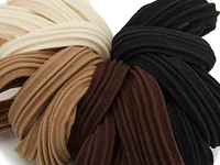 Ribbed Seamless Hair Ties - 20 Pack