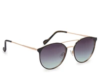 Oval Brow Bar Sunglasses