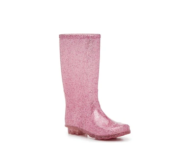 Pink Glitter Waterproof Rainboot - Kids'