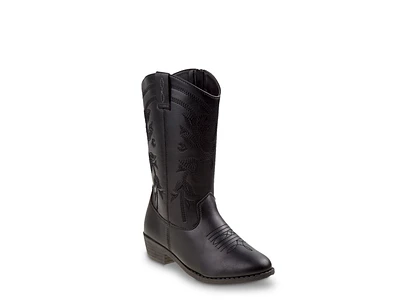 Zip Up Western Boot