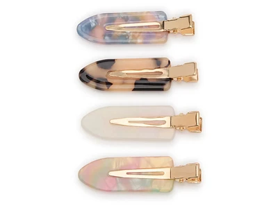 Crease-Free Hair Clips Set - 4 Pack