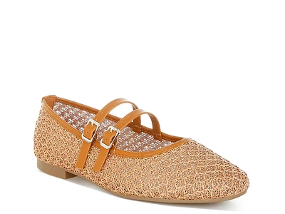 Warena Mary Jane Ballet Flat