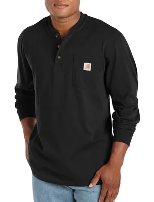 Long-Sleeve Workwear Henley Shirt