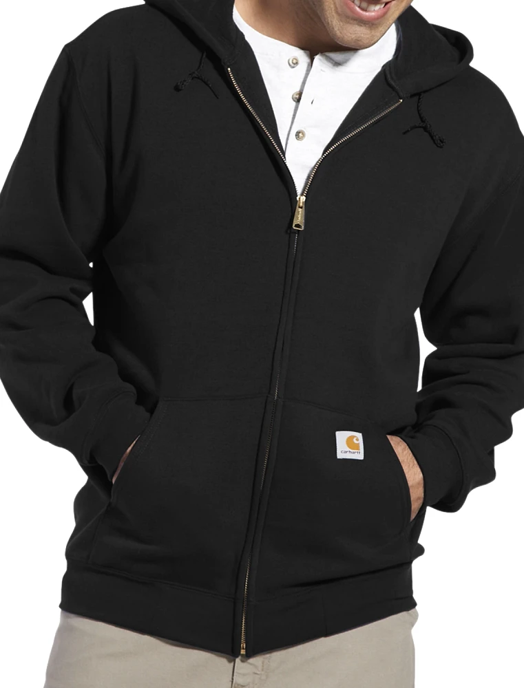 Midweight Hooded Zip-Front Sweatshirt