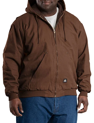 Original Hooded Washed Quilt-Lined Jacket