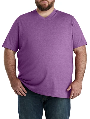 Moisture-Wicking Jersey V-Neck T-Shirt