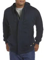 Flame-Resistant Hooded Cardigan Sweatshirt