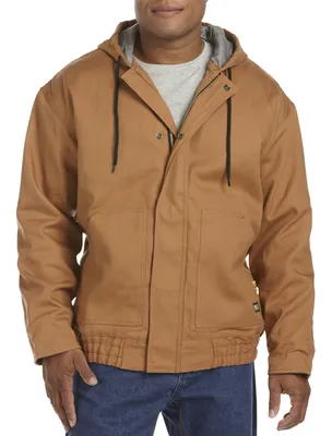 Flame-Resistant Quilt-Lined Hooded Jacket