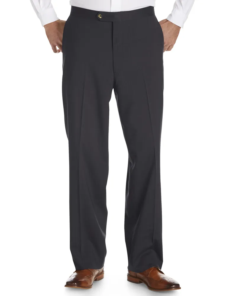 Straight Leg Bengaline Pant in Grey - Trousers